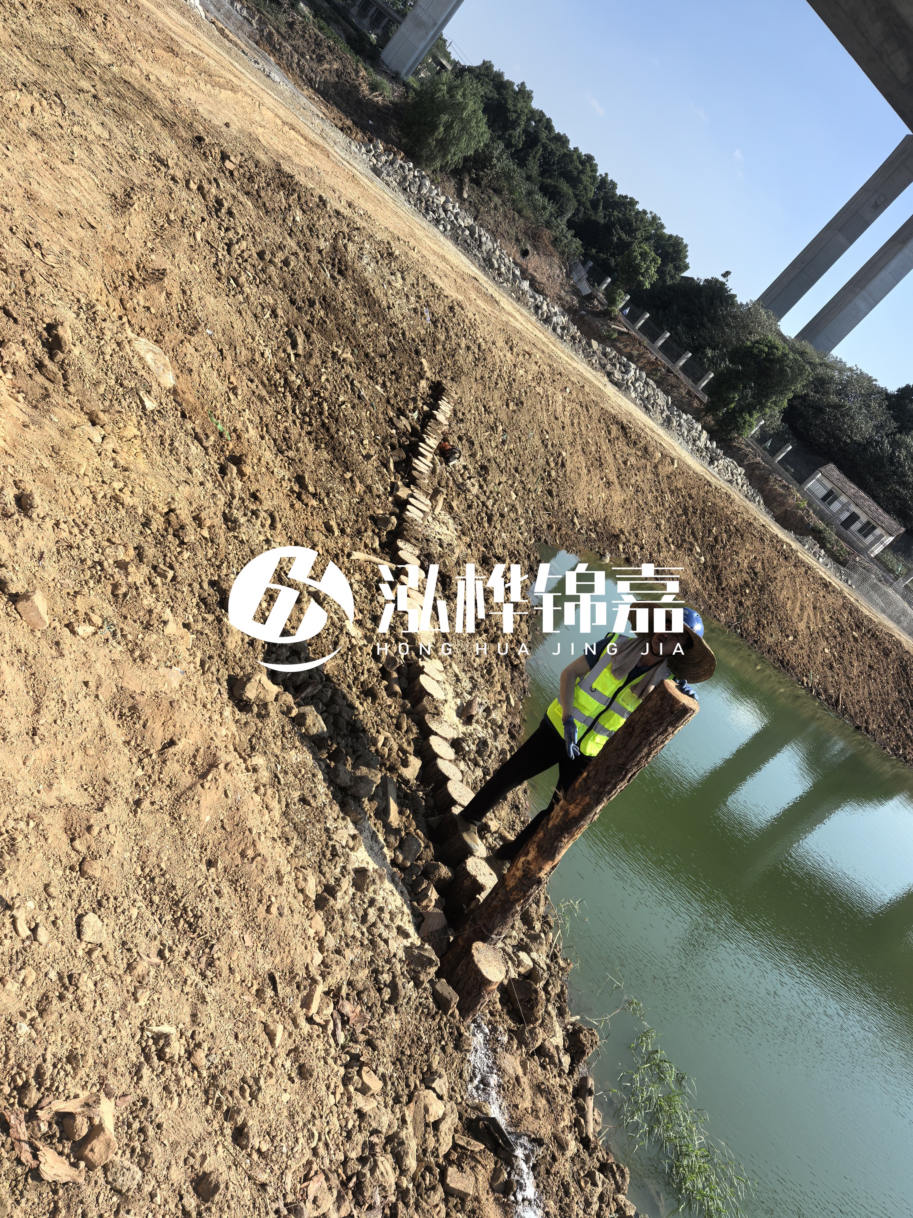 畢節(jié)河道打松木樁施工-護坡樁施工工藝流程？