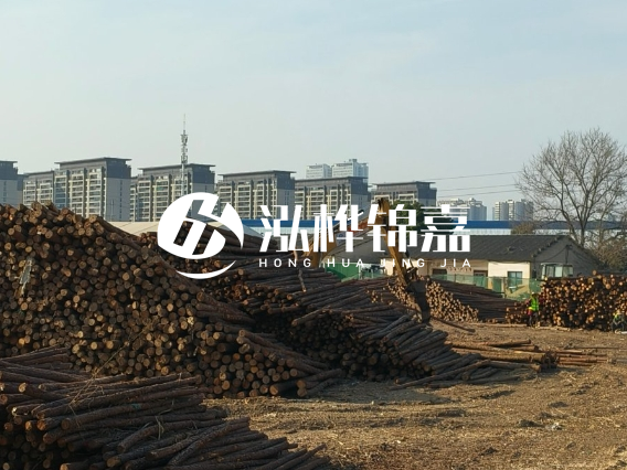 河南松木樁廠家泓樺錦嘉-松木樁直徑是小頭還是大頭？