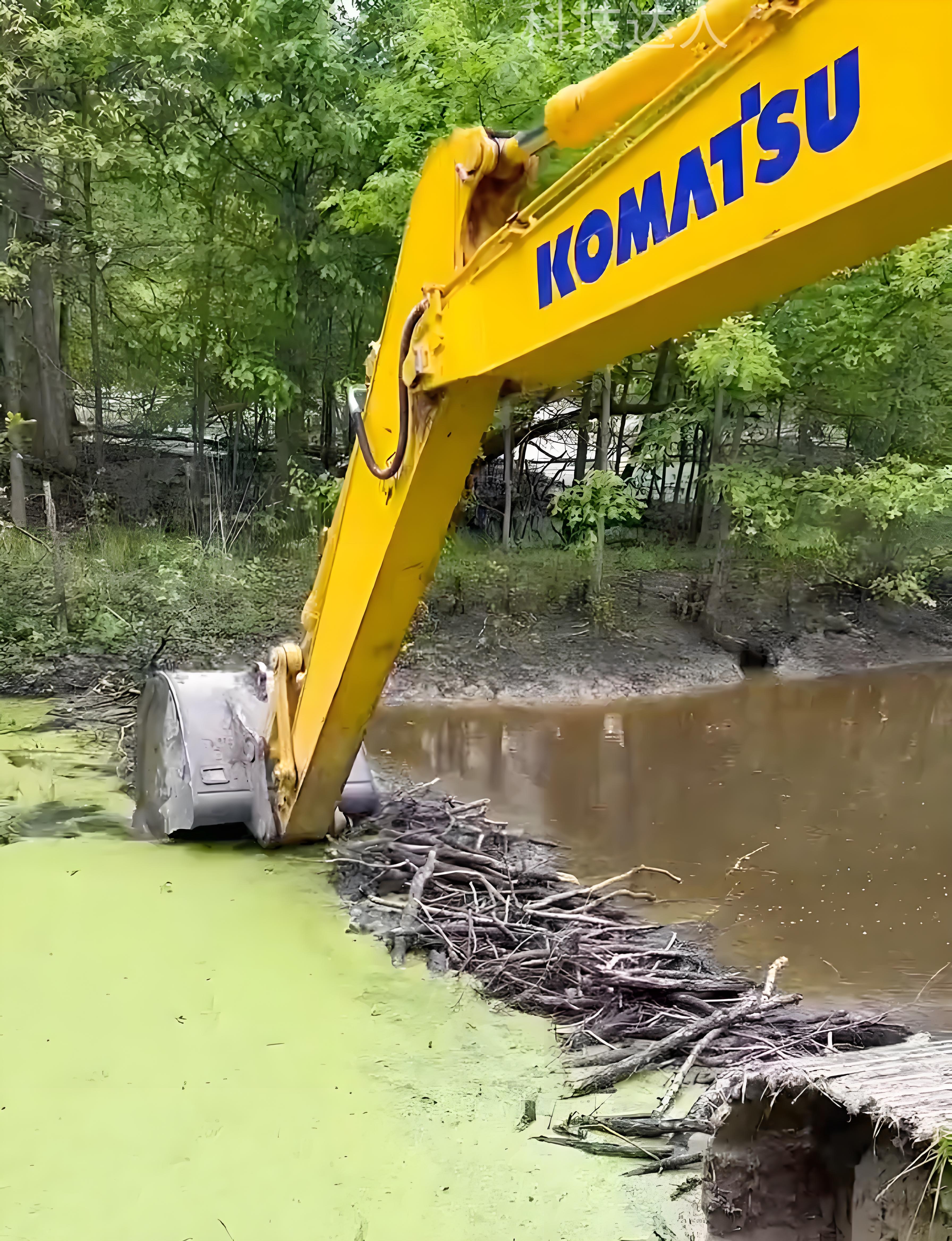 四川內(nèi)江挖機清淤施工隊-挖機清淤的施工成本如何計算？