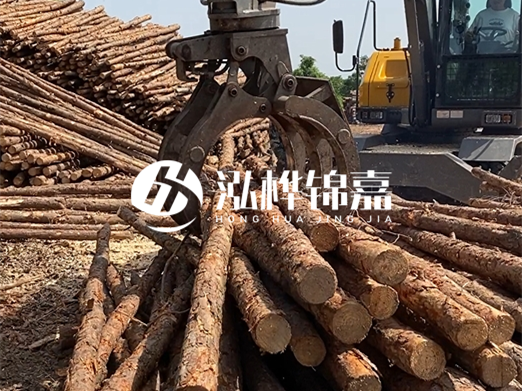 松木樁廠家泓樺錦嘉-打松木樁時遇到堅硬土層怎么解決？