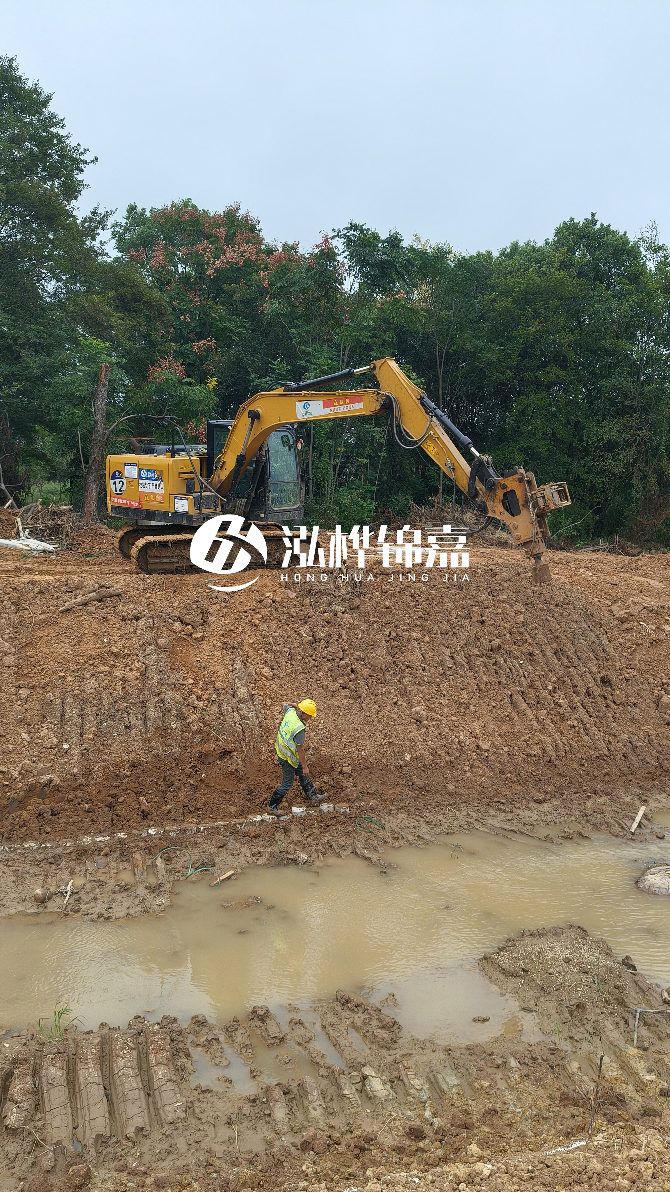水泥樁包工包料泓樺錦嘉 - 打水泥樁的直徑和長(zhǎng)度可以定制嗎？
